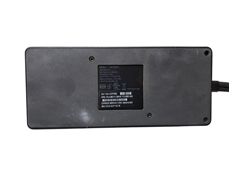 Dell Performance Dock WD19DCS K20A Dual USB-C Docking Station
