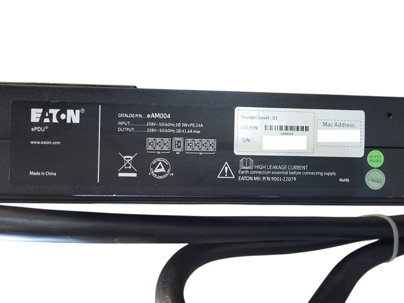 Eaton eAM004 (PN: 9001-22079) Power Distribution Unit READ Q$