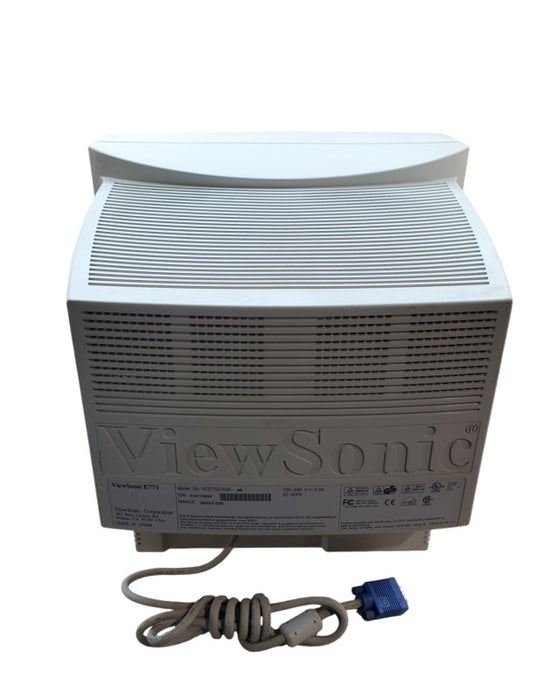 Viewsonic E771 | 17" CRT VGA Color Monitor | VCDTS21532
