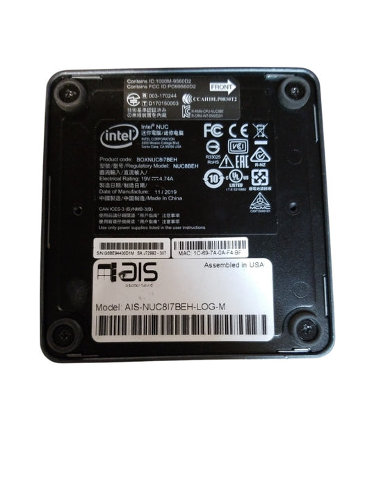 Intel NUC BOXNUC8i7BEH | 8GB RAM NO HDD/NO AC | [READ]