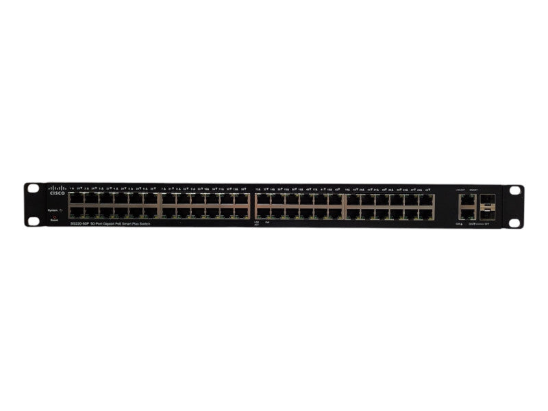 Cisco SG220-50P 50-Port Gigabit PoE Stackable Managed Ethernet Switch