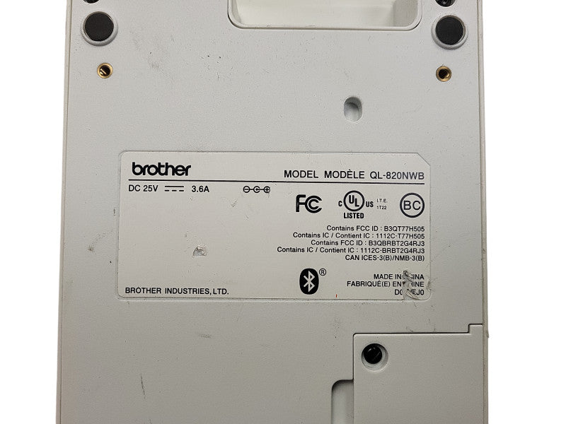 Brother QL-820NWB Thermal Label Printer No AC $