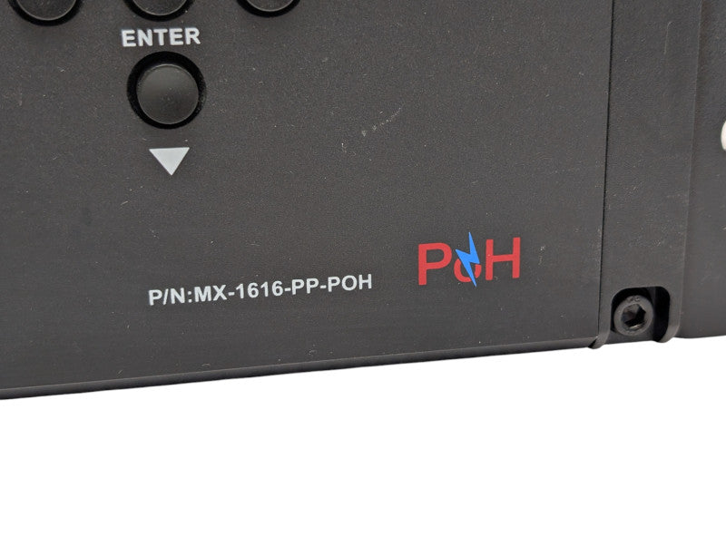 WyreStorm MX-1616-PP-POH Modular 16x16 1080P Matrix Switcher with PoH -