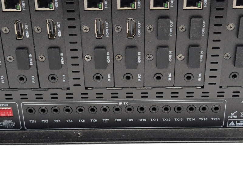 WyreStorm MX-1616-PP-POH Modular 16x16 1080P Matrix Switcher with PoH -
