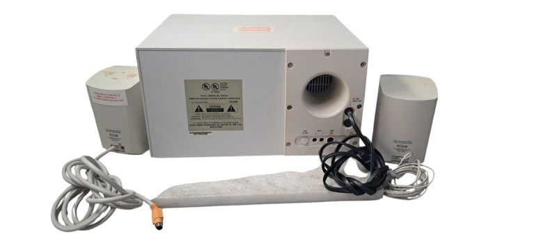 Altec Lansing ACS48 Multimedia Computer Speaker System Powered Subwoofer| SEE Pictures