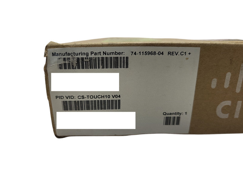 Cisco 74-115968-04 REV B0 + TelePresence Touch 10 - Open Box $