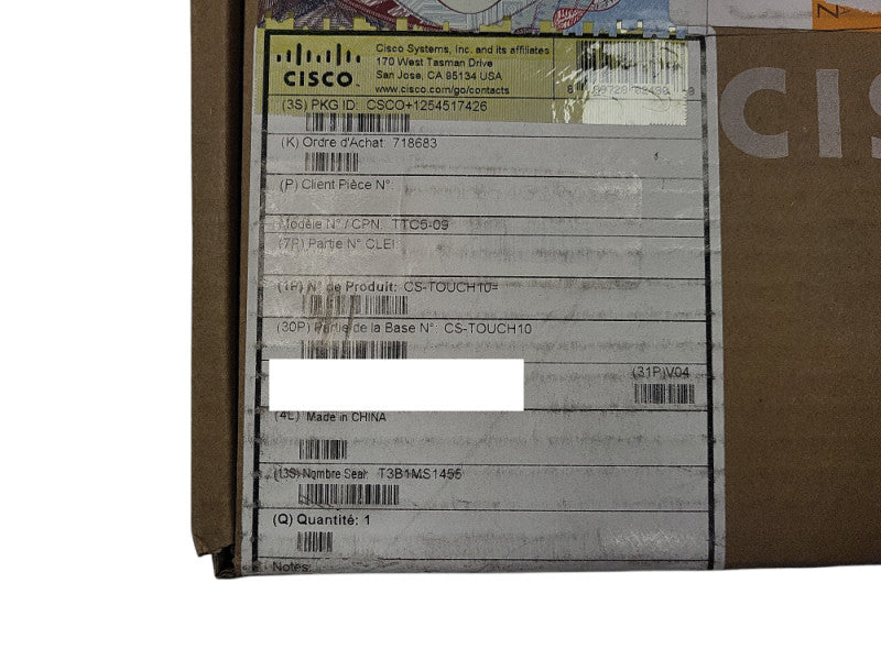 Cisco 74-115968-04 REV B0 + TelePresence Touch 10 - Open Box $