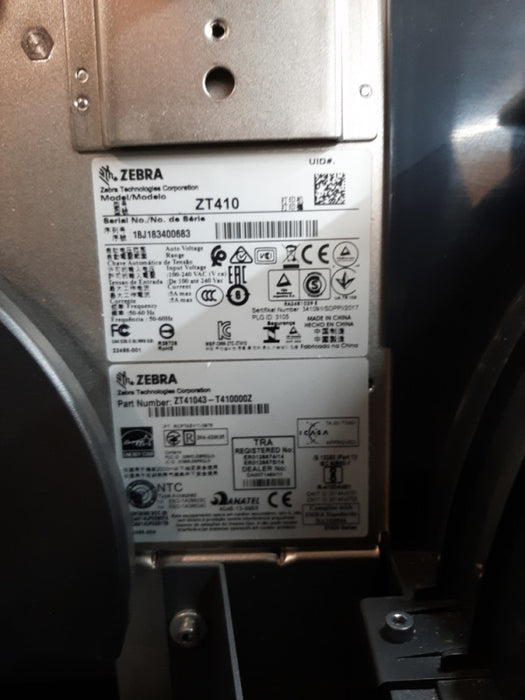 Zebra ZT410 Industrial Thermal Transfer Printer | Read Desc