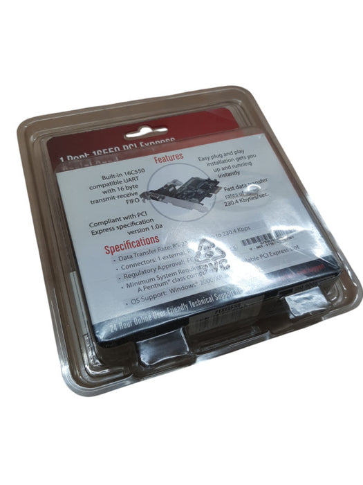 StarTech.com PCI Express 1 Port Serial Card 16550
