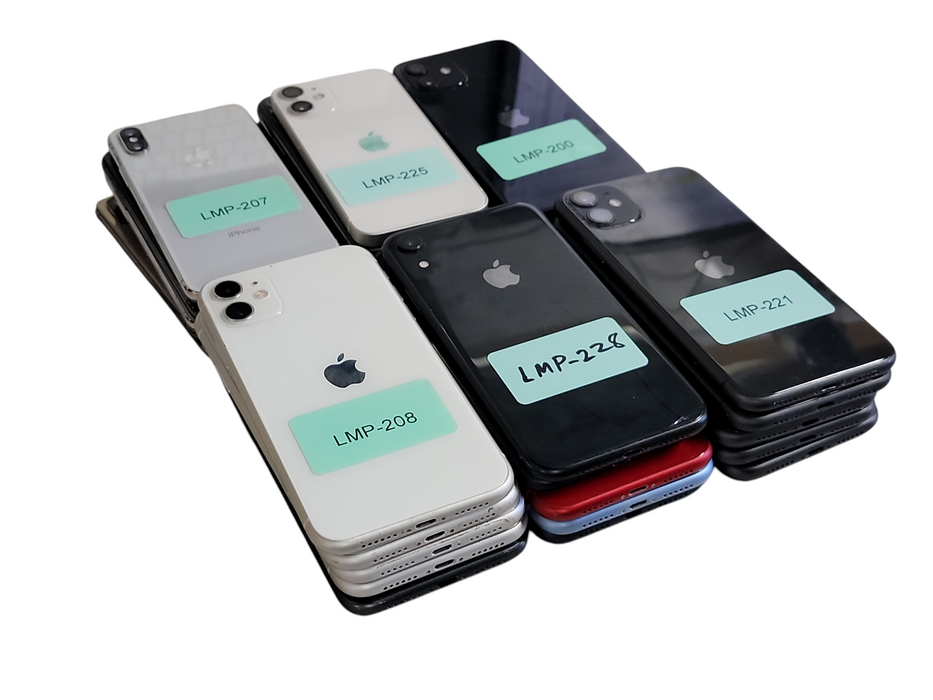Lot of 30x Apple iPhone [X to 12 | Locked | A/B Condition][LMP-9] (