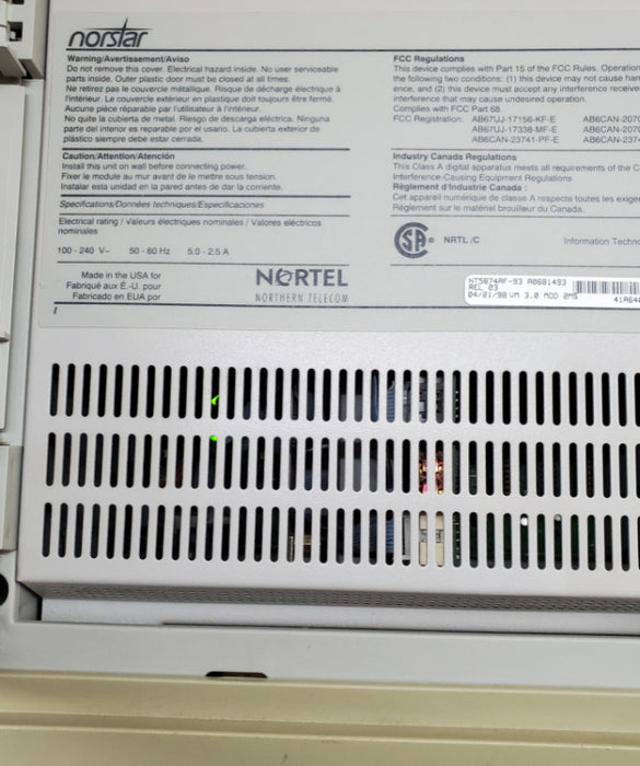 Nortel Applications Module II | NT5B74RF-93 | No HDD | *READ*