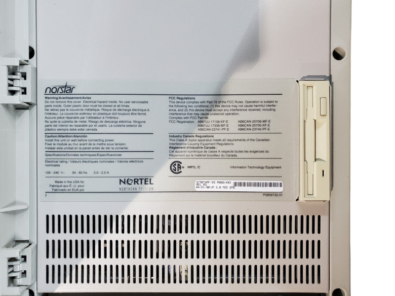 Nortel Applications Module II | NT5B74RF-93 | No HDD | *READ*