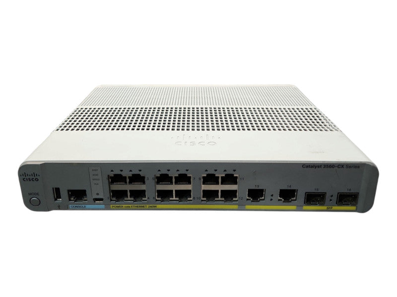 Cisco Catalyst WS-C3560CX-12PC-S 12-Port Ethernet Switch 3560-CX