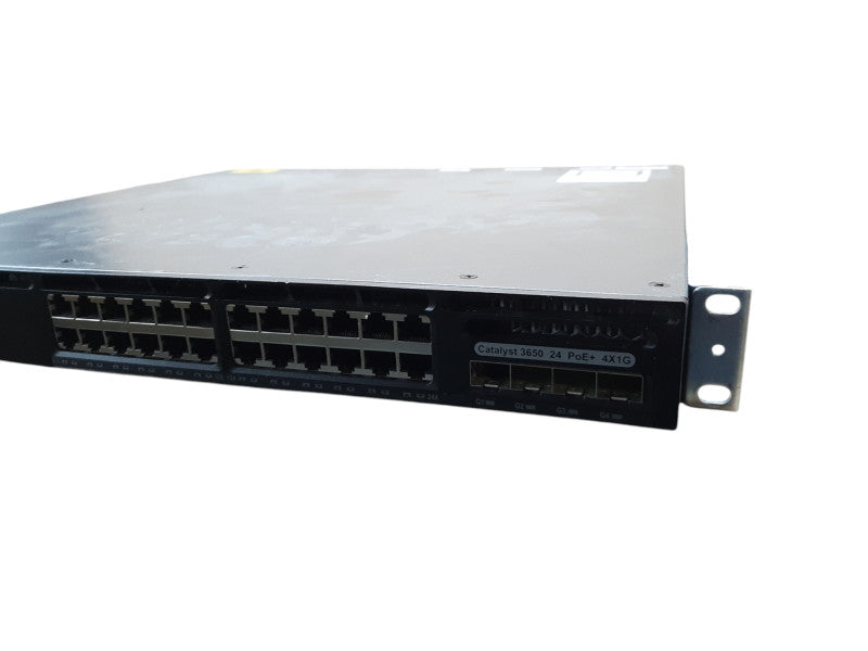Cisco Catalyst 3650 PoE 24 port Gigabit, 4x1G SFP Switch, 1xPSU Q