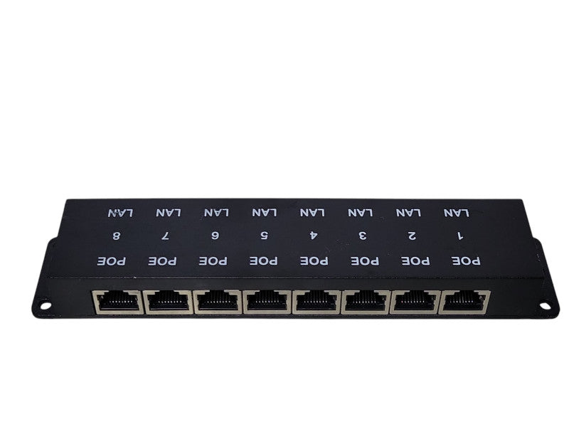 PoE Texas 8 Port 24V Passive PoE Injector (WS-POE-8-ENC), no Power adapter _