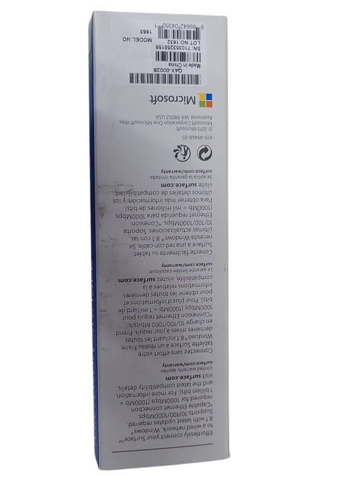New Microsoft Surface Ethernet Adapter 1663 Q4X-00028 _