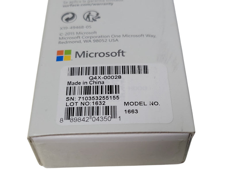 New Microsoft Surface Ethernet Adapter 1663 Q4X-00028 _