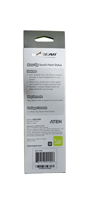 IOGEAR GSTY200 Accu-Tip Stylus For Tablets And Smartphones Q