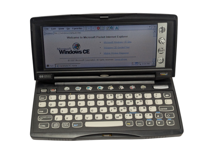 Hewlett Packard HP 620LX Palmtop TocuhScreen mini Vintage  -