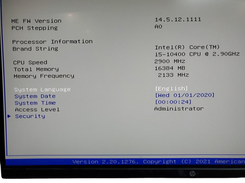 Desktop Custom Asus PRO B640M-C  Core I5-10400 16GB RAM No HDD