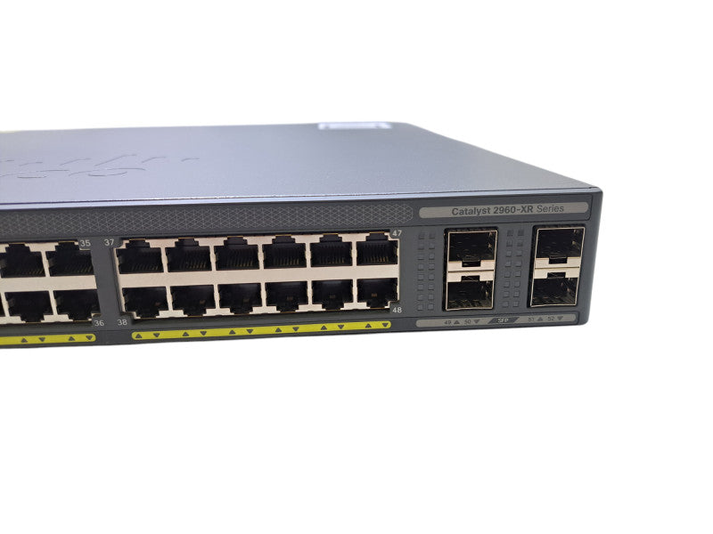 Cisco WS-C2960XR-48LPS-I V02 | 48-Port Gigabit PoE+ 340W Switch w/ 1x 640WAC