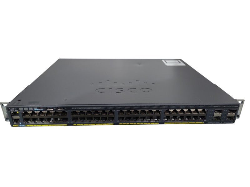 Cisco WS-C2960X-48FPS-L V01 | 48 Port Gigabit PoE+ 740W Switch | 4x SFP !