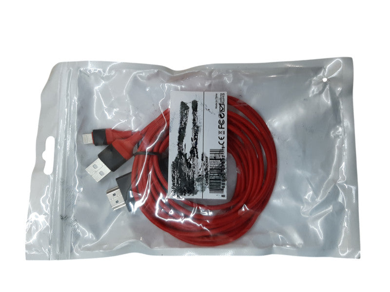 Lighnting Cable to HDMI, HD TV Cable for Iphone,Ipad Mini Video Adapter