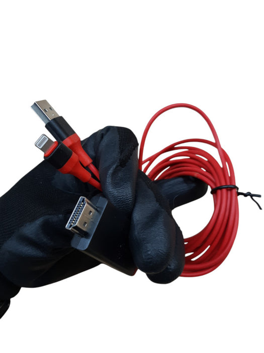 Lighnting Cable to HDMI, HD TV Cable for Iphone,Ipad Mini Video Adapter