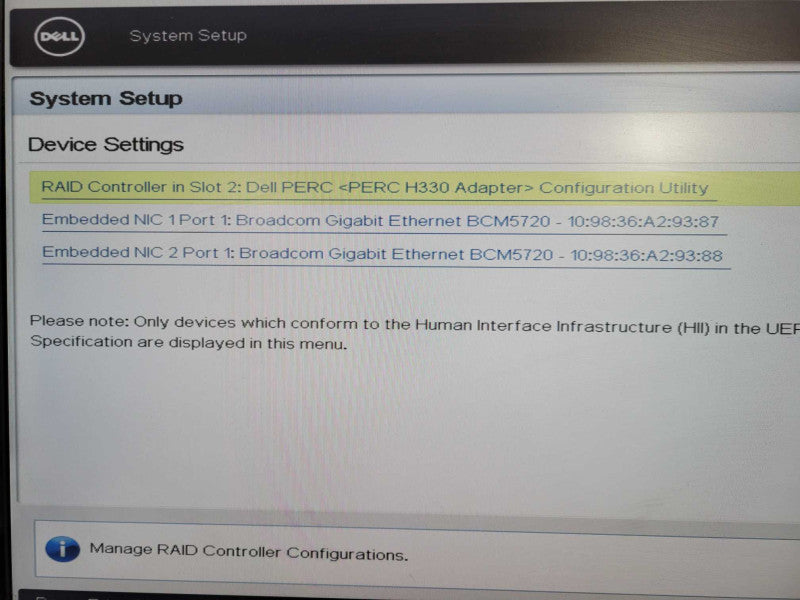 Dell PE R230 1U, Xeon E3-1230v5 @ 3.4GHz, 8GB DDR4, H330 !