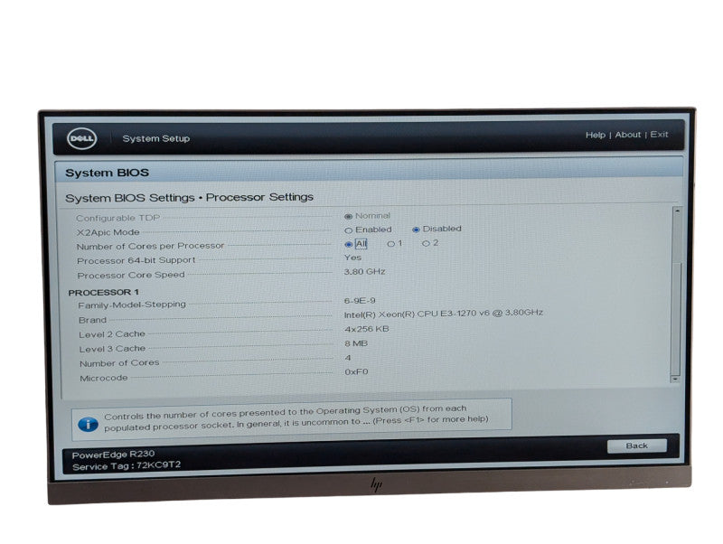 DELL PowerEdge R230 Intel Xeon E3-1270 v6 16GB RAM H330 RAID   Q-