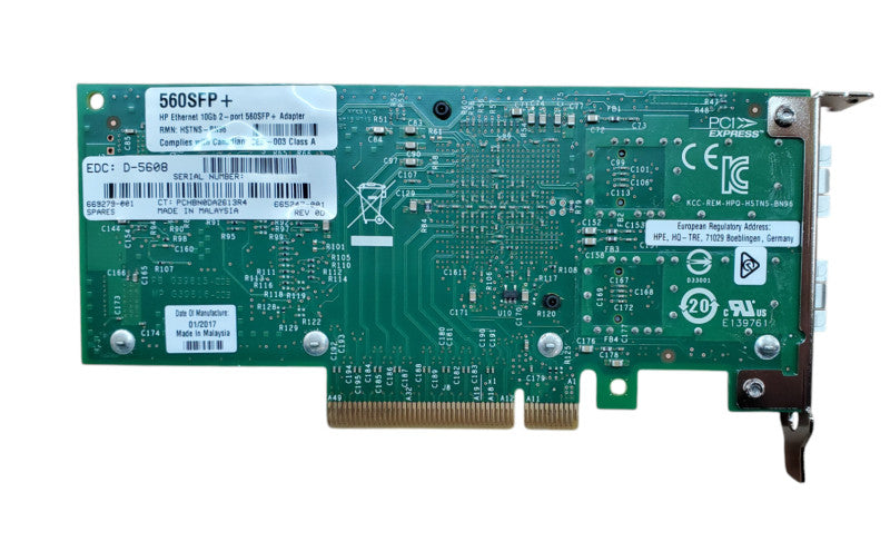 HP Ethernet 10gb 2-port 560SFP+ Adapter