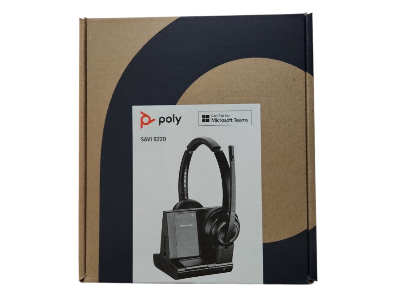 *NEW OPEN BOX* Poly Plantronics Savi 8220-M Office Wireless Headset Q