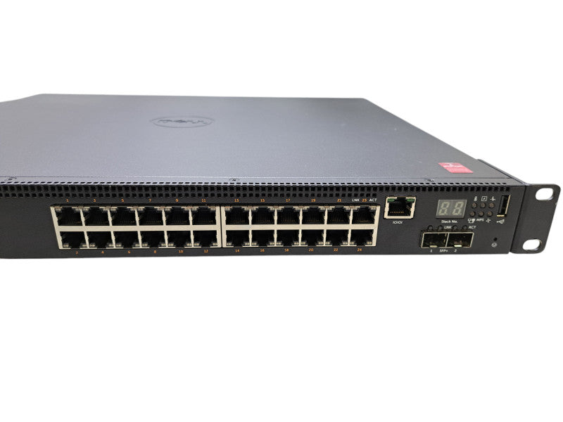 Dell N2024P E05W | 24-Port Gigabit PoE Managed Switch w/ 2x 10G SFP+