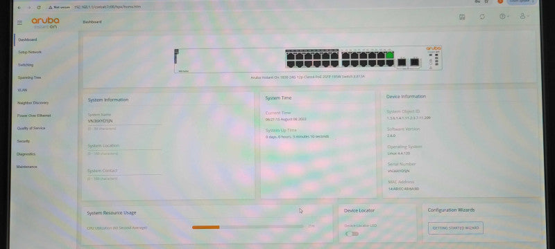 Aruba instant On 1930 24G 12p Class4 PoE 2SFP 195W Switch JL813A _