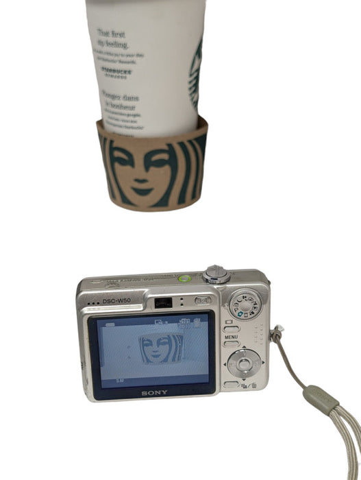 Sony CyberShot DSC-W50 6 Mega Pixel Digital Camera  -
