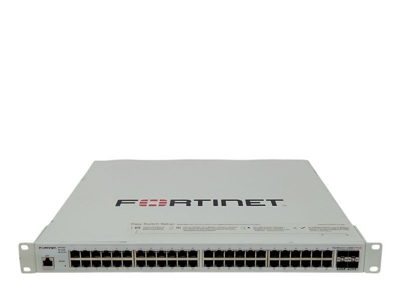 Fortinet Fortiswitch FS-448D-FPOE 48Port Gigabit Managed PoE Switch 2x PSU _