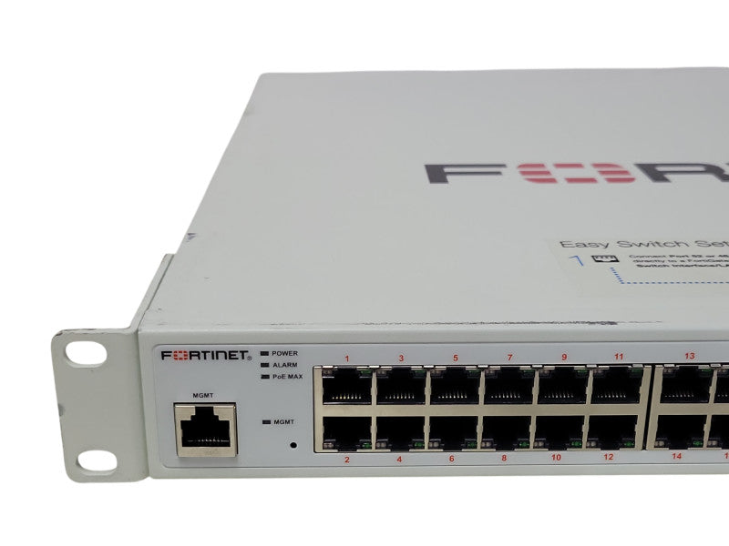Fortinet Fortiswitch FS-448D-FPOE 48Port Gigabit Managed PoE Switch 2x PSU _