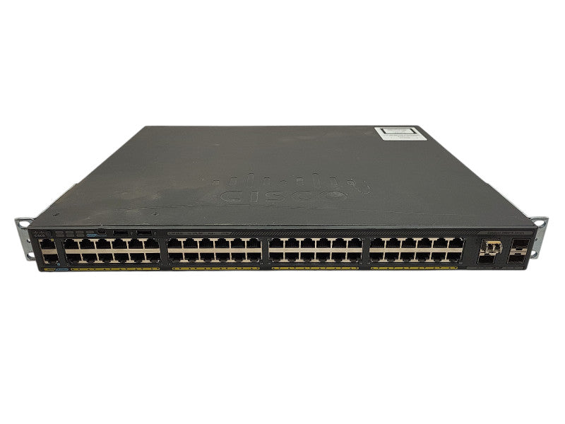 Cisco WS-C2960X-48LPS-L V02, 48-Port Gigabit PoE+ 370W Switch, 4x SFP $
