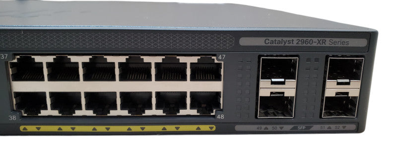 Cisco WS-C2960XR-48LPS-I V02 | 48-Port Gigabit PoE+ 370W Switch w/ 1x 640WAC Q