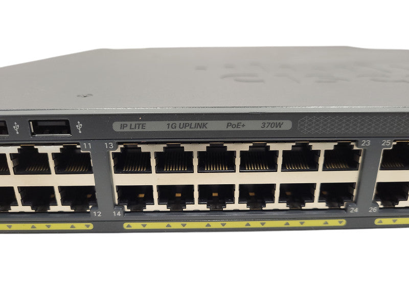 Cisco WS-C2960XR-48LPS-I V02 | 48-Port Gigabit PoE+ 340W Switch w/ 1x 640WAC $