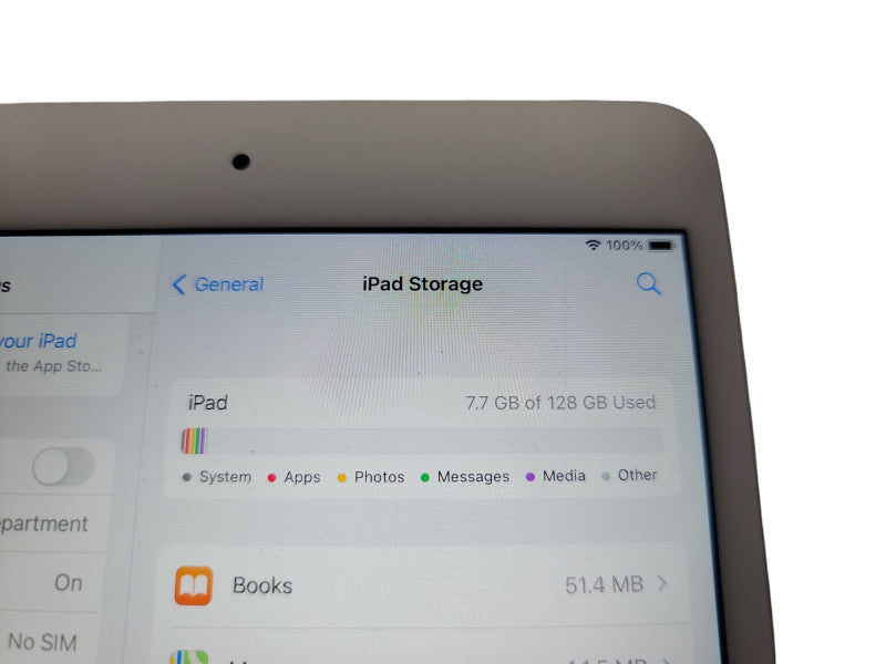 Apple iPad Mini 4th Gen - 128GB - Silver [A1550 | Read] (