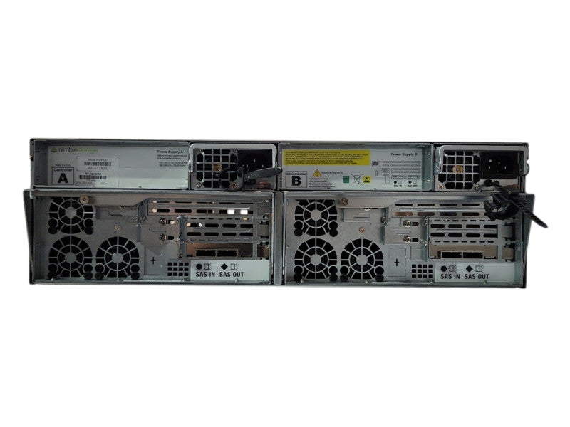 Nimble Storage CS200,400,ES1 3U Array, 2x SAS Controllers CS200 16x 3.5" Bays