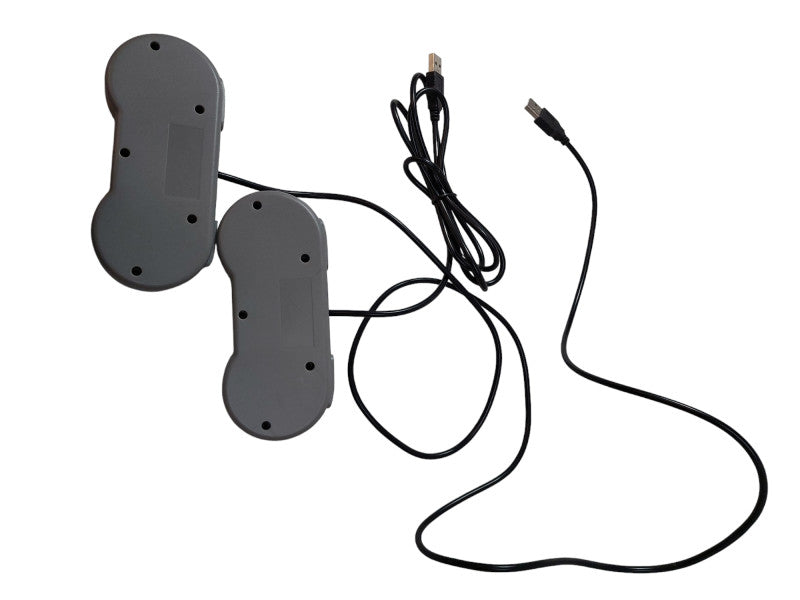 Bundle of 2 No Name No Model USB Fake Super Nintendo Controllers  =