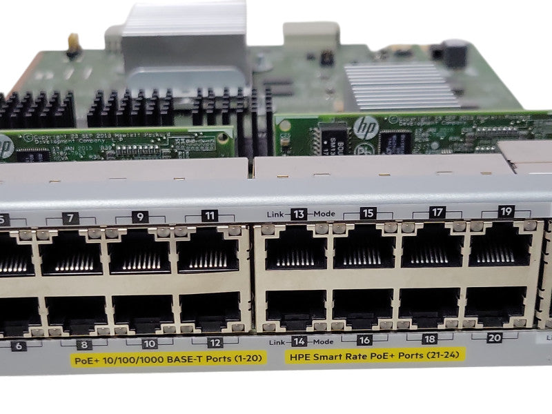 HPE/Aruba J9991A 20-port Gig-E PoE+ 4-port 1/2.5/5/XGT zl2 v3 Module _