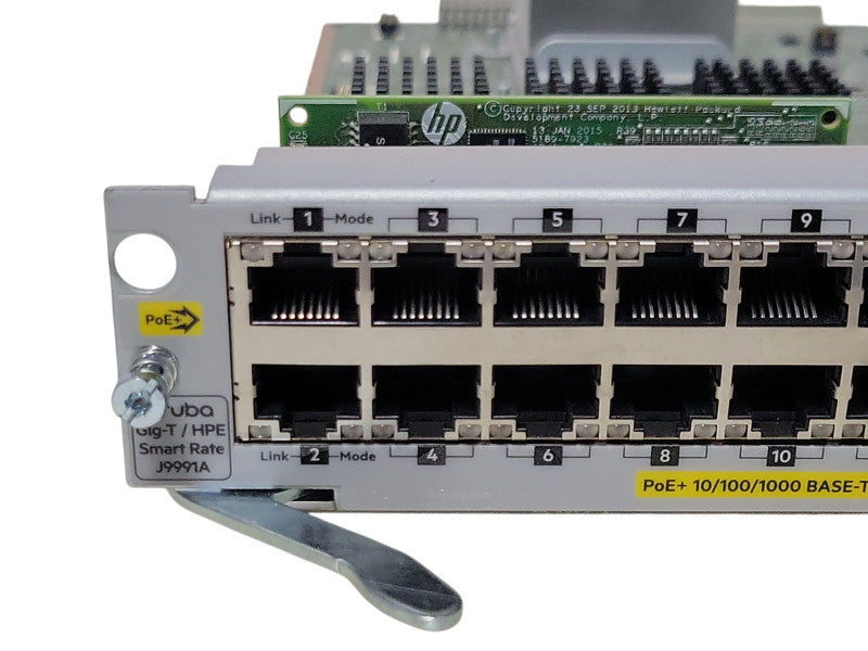 HPE/Aruba J9991A 20-port Gig-E PoE+ 4-port 1/2.5/5/XGT zl2 v3 Module _