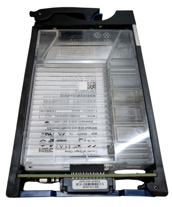 800GB SSD SAS 2.5" HGST 12Gb/s with SAS to IDE Fiber Interposer with Caddy Q+