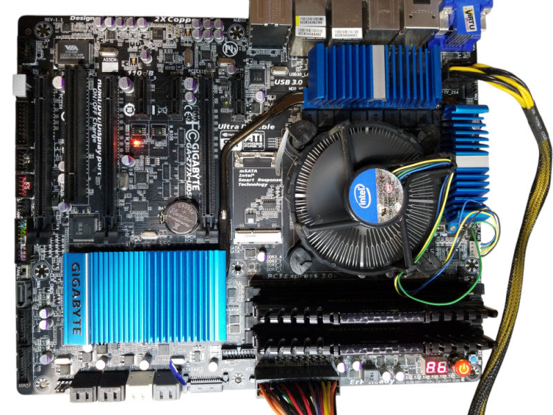Motherboard GIGABYTE GA-Z77X | Intel Core i7-3770K @3.50GHz | 16GB RAM |