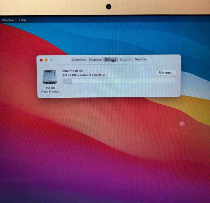 Apple MacBook Air 13" Early 2014 i5-4260U 4GB 256SSD No Power Adapter READ