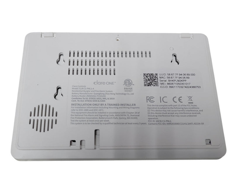Clare ONE Clare Controls Smart Home Panel CLR-C1-PNL1-A, READ _