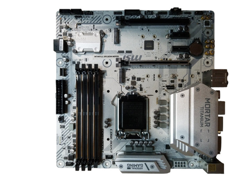 Motherboard - MSI B450M MORTAR TITANIUM - NO CPU | NO RAM